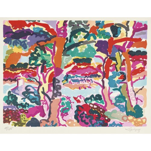 CHARLES LAPICQUE : Paysage (DOBIASCHOFSKY AUKTIONEN AG)