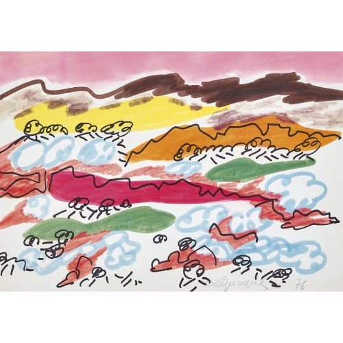 CHARLES LAPICQUE : Paysage (DOBIASCHOFSKY AUKTIONEN AG)