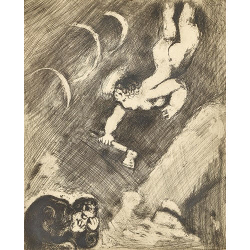 MARC CHAGALL : 'Le B�cheron et Mercure' (DOBIASCHOFSKY AUKTIONEN AG)