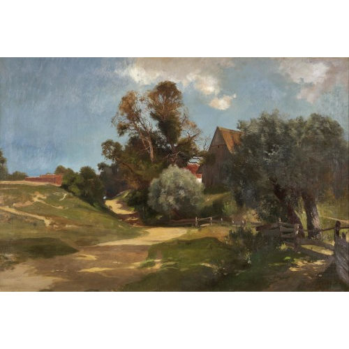 OTTO FR�LICHER : Sommerlandschaft mit Geh�ft (DOBIASCHOFSKY AUKTIONEN AG)