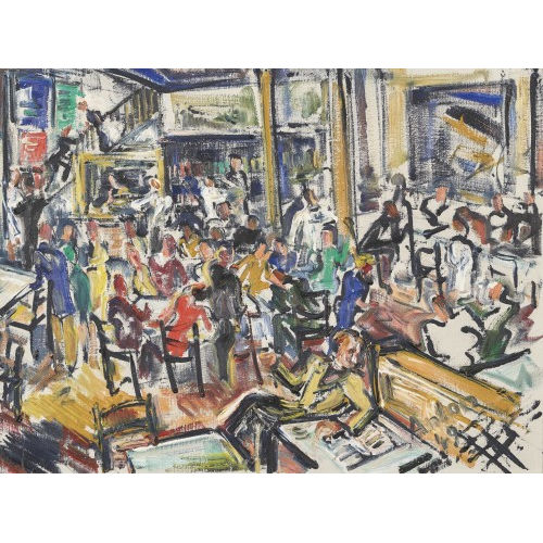 ANTON R�DERSCHEIDT : Im Caf� (DOBIASCHOFSKY AUKTIONEN AG)