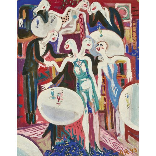 ANTON R�DERSCHEIDT : Im Tanzclub (DOBIASCHOFSKY AUKTIONEN AG)