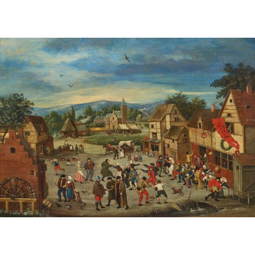 PIETER II BRUEGHEL : 'St. Georgs-Kirmes' (DOBIASCHOFSKY AUKTIONEN AG)