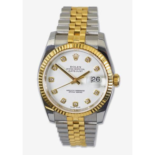 ROLEX : Herrenarmbanduhr 'Oyster Perpetual, Datejust' (DOBIASCHOFSKY AUKTIONEN AG)