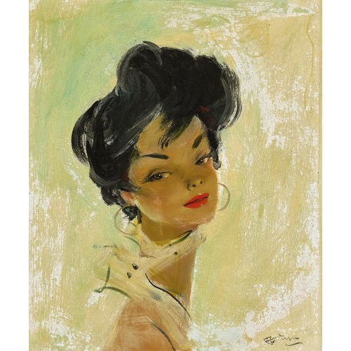 JEAN-GABRIEL DOMERGUE : 'Manouche' (DOBIASCHOFSKY AUKTIONEN AG)