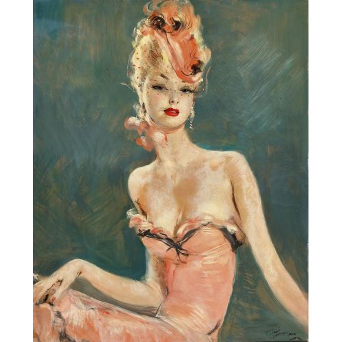 JEAN-GABRIEL DOMERGUE : 'Ariane' (DOBIASCHOFSKY AUKTIONEN AG)
