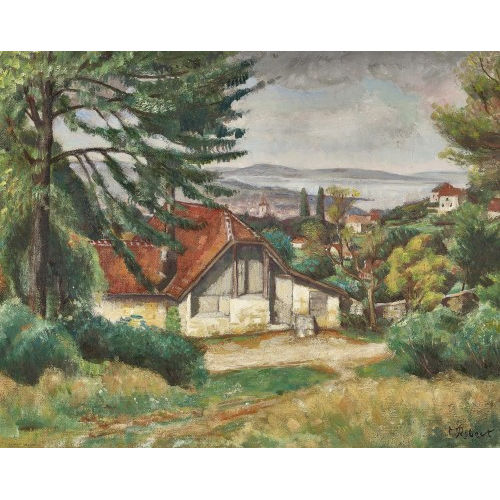 PAUL TH�OPHILE ROBERT : Ried-sur-Bienne. (DOBIASCHOFSKY AUKTIONEN AG)