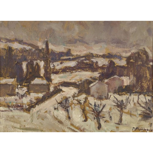 ROGER PAUL FROIDEVAUX : L'hiver (DOBIASCHOFSKY AUKTIONEN AG)