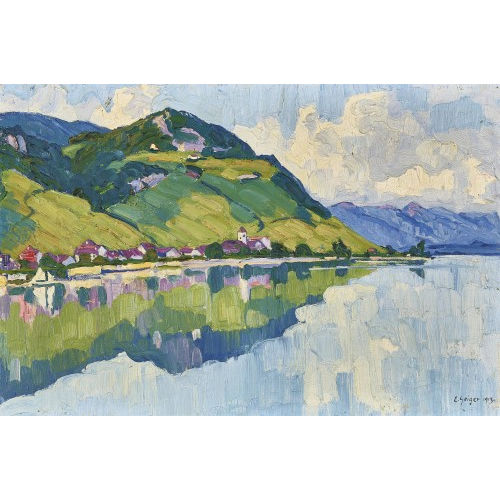 ERNST SAMUEL GEIGER : Am Bielersee (DOBIASCHOFSKY AUKTIONEN AG)