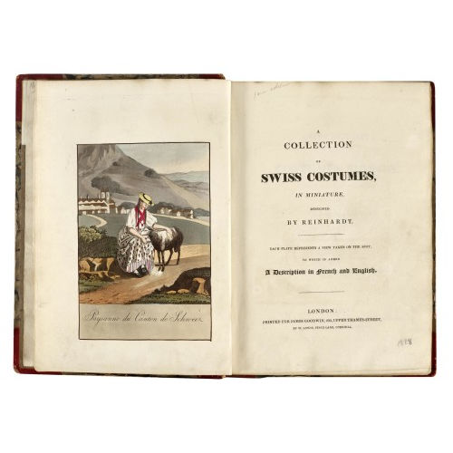 JOSEF ALFONS ALOIS REINHARD : 'A Collection of Swiss Costumes in Miniature' (DOBIASCHOFSKY AUKTIONEN AG)