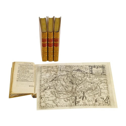 18. JH. SCHWEIZ : 'L'�tat et Les D�lices de la Suisse, ou description helvetique et geographique de XIII Cantons Suisses et leurs Alli�s'.<br>(DOBIASCHOFSKY AUKTIONEN AG)