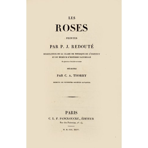 PIERRE JOSEPH REDOUT : 'Les Roses' (DOBIASCHOFSKY AUKTIONEN AG)