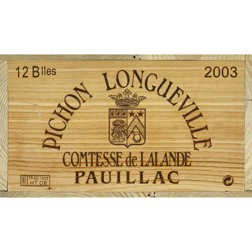 CH�TEAU PICHON-LONGUEVILLE-COMTESSE DE LALANDE : Pauillac, Deuxi�me Grand Cru Class�, 2003 (DOBIASCHOFSKY AUKTIONEN AG)