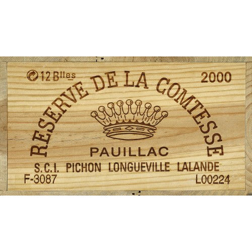 CH�TEAU PICHON-LONGUEVILLE-COMTESSE DE LALANDE : Pauillac, R�serve de la Comtesse, 2000 (DOBIASCHOFSKY AUKTIONEN AG)