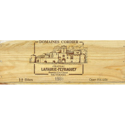 CH�TEAU LAFAURIE-PEYRAGUEY : Sauternes, Premier Grand Cru Class�, 1989 (DOBIASCHOFSKY AUKTIONEN AG)