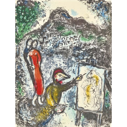 MARC CHAGALL : 'Devant St-Jeannet' (DOBIASCHOFSKY AUKTIONEN AG)