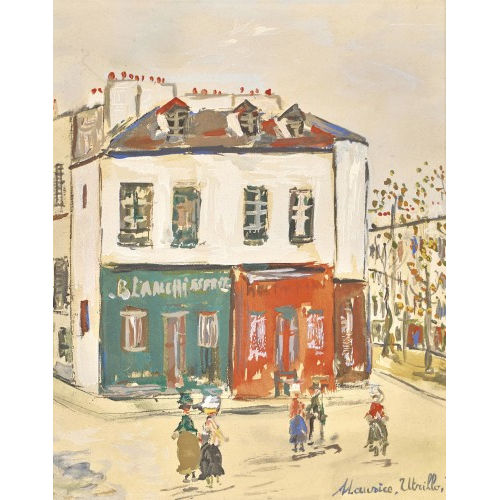 MAURICE UTRILLO : 'Blanchisserie Restaurant' (DOBIASCHOFSKY AUKTIONEN AG)
