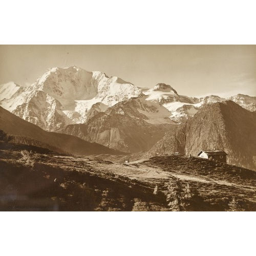EMANUEL GYGER : 'Saflischh�tte Weissmies, Fletschhorn' (DOBIASCHOFSKY AUKTIONEN AG)