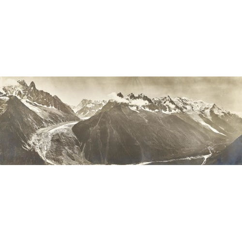 �TIENNE NEURDEIN : 'Mer de Glace et le Massif du Mont Blanc...' (DOBIASCHOFSKY AUKTIONEN AG)