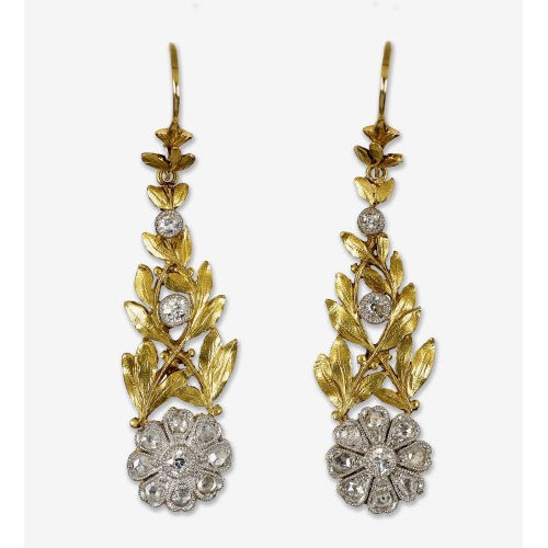 DIAMANT-OHRH�NGER : (DOBIASCHOFSKY AUKTIONEN AG)