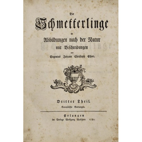 EUGEN JOHANN CHRISTOPH ESPER : 'Die Schmetterlinge' (DOBIASCHOFSKY AUKTIONEN AG)