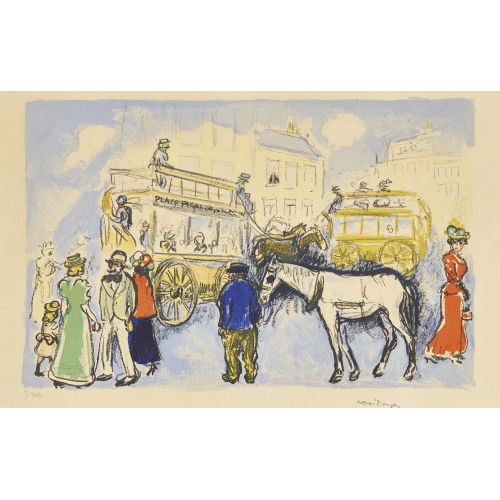 KEES VAN DONGEN : 'Place Pigalle' (DOBIASCHOFSKY AUKTIONEN AG)