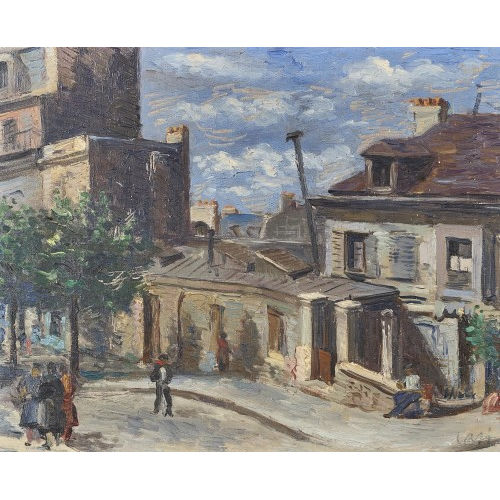 CASIMIR EDMOND REYMOND : 'L'atelier de Casimir Reymond au Bateau-Lavoir � Montmartre' (DOBIASCHOFSKY AUKTIONEN AG)