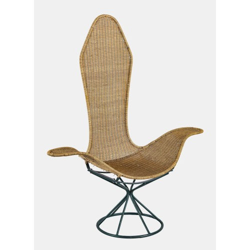 DANNY HO FONG : 'Wave' Chair, um 1960-1970 (Tropi-Cal Company, Los Angeles) (DOBIASCHOFSKY AUKTIONEN AG)