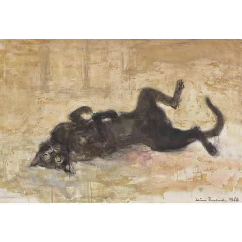 IR�NE ZURKINDEN : 'Le dimanche du Matou' (DOBIASCHOFSKY AUKTIONEN AG)