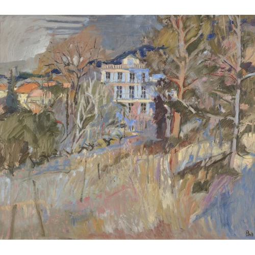 FRED BAUMANN : Landschaft mit H�usern (DOBIASCHOFSKY AUKTIONEN AG)