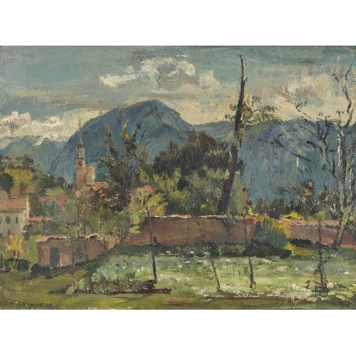 NANETTE GENOUD : 'Paysage � Midi' (DOBIASCHOFSKY AUKTIONEN AG)