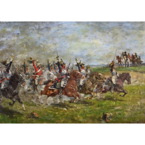 GUIDO SIGRISTE : Napolon devant un champ de bataille (DOBIASCHOFSKY AUKTIONEN AG)