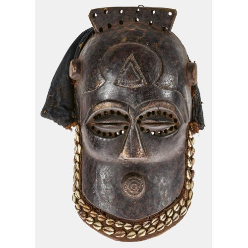 KONGO : Maske, Bakuba, um 1950 (DOBIASCHOFSKY AUKTIONEN AG)