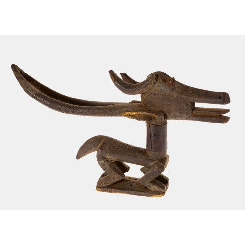 MALI : Chiwara Kopfaufsatz, Bamana, vor 1958 (DOBIASCHOFSKY AUKTIONEN AG)