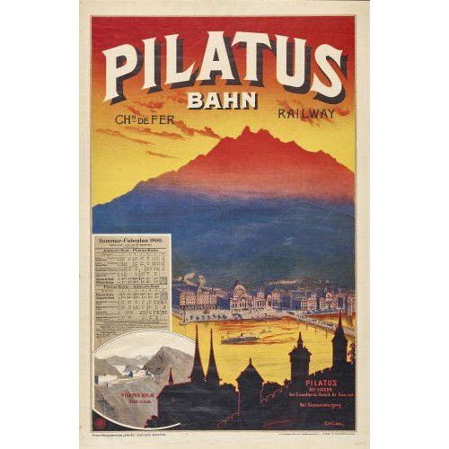 R. WINKLER : 'Pilatus Bahn' (DOBIASCHOFSKY AUKTIONEN AG)