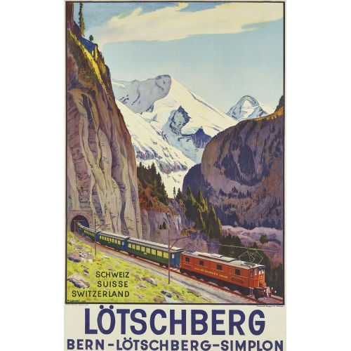 PLINIO COLOMBI : 'L�tschberg' (DOBIASCHOFSKY AUKTIONEN AG)