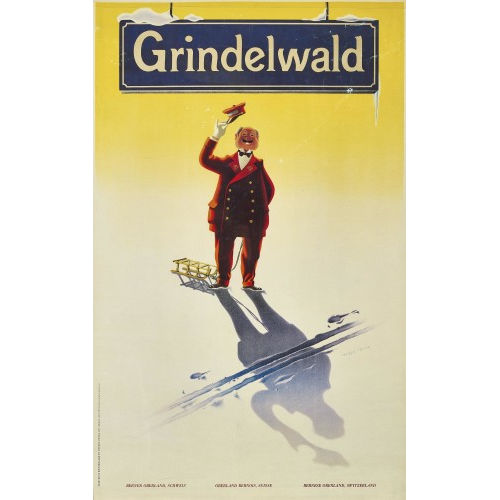 HERBERT LEUPIN : 'Grindelwald' (DOBIASCHOFSKY AUKTIONEN AG)