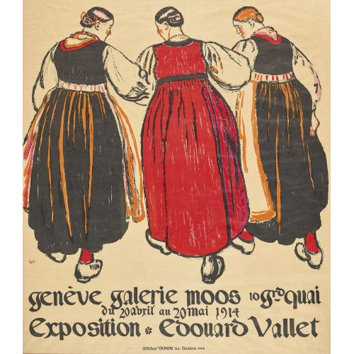 �DOUARD VALLET : 'Gen�ve Galerie Moos 1914' (DOBIASCHOFSKY AUKTIONEN AG)