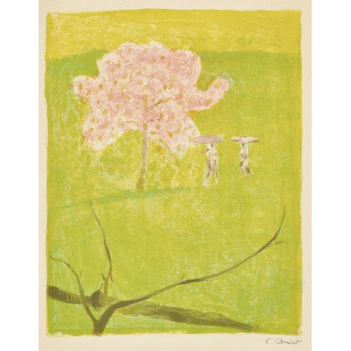 CUNO AMIET : 'Bl�hender Apfelbaum auf gr�ner Wiese' (DOBIASCHOFSKY AUKTIONEN AG)