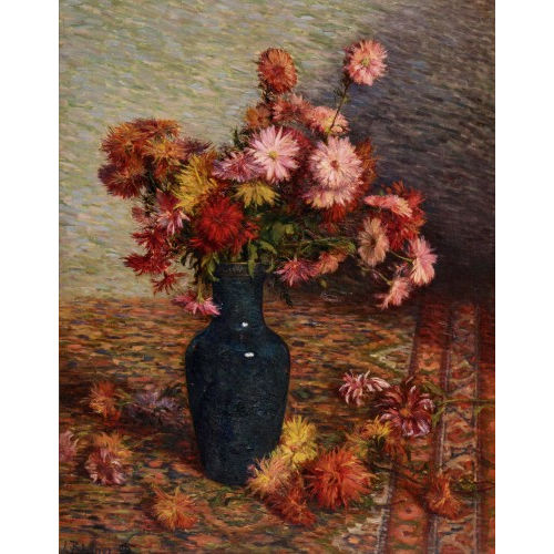 LOUIS RHEINER : Stillleben mit Chysanthemen (DOBIASCHOFSKY AUKTIONEN AG)