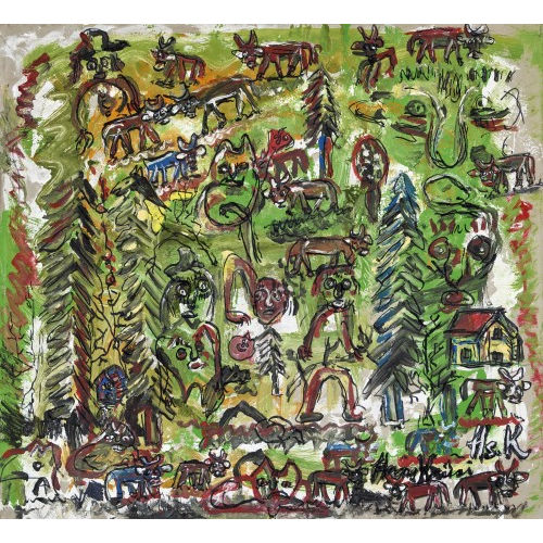 HANS KR�SI : K�he und Menschen (DOBIASCHOFSKY AUKTIONEN AG)