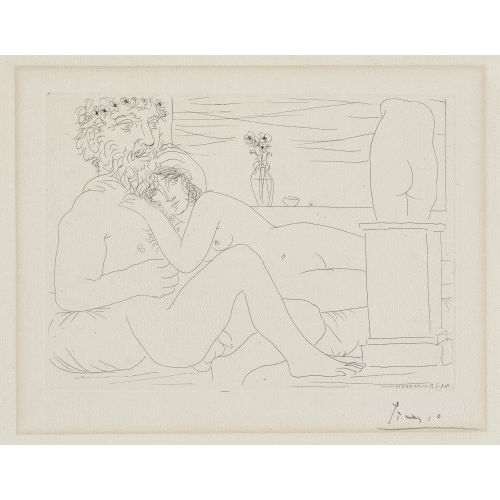 PABLO PICASSO : 'Le repos du sculpteur' (DOBIASCHOFSKY AUKTIONEN AG)