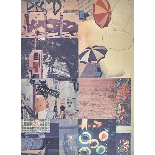 ROBERT MILTON ERNEST RAUSCHENBERG : 'Most distant visible part of the sea/Umbrellas' (DOBIASCHOFSKY AUKTIONEN AG)