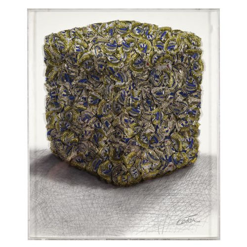 C�SAR) C�SAR (EIGTL. BALDACCINI : Portrait de Compression (de boites de caviar Petrossian) (DOBIASCHOFSKY AUKTIONEN AG)