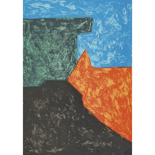 SERGE POLIAKOFF : 'Komposition in Schwarz, Rot, Blau und Gr�n' (DOBIASCHOFSKY AUKTIONEN AG)