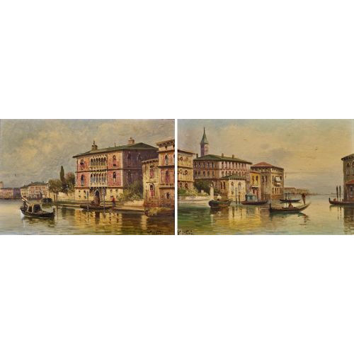 V. ALFERI : 'Vue de Venise'. Gegenst�cke (DOBIASCHOFSKY AUKTIONEN AG)