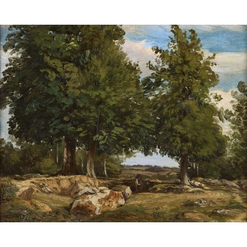 FRAN�OIS POGGI : Landschaft mit B�umen (DOBIASCHOFSKY AUKTIONEN AG)