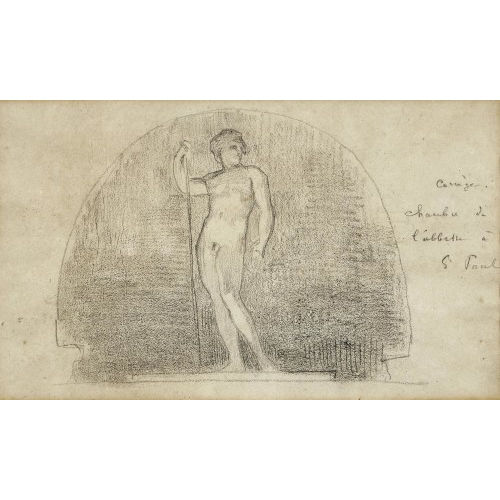 ALBERT ANKER : 'Correggio. Chambre de l'abesse � S. Paul' (DOBIASCHOFSKY AUKTIONEN AG)