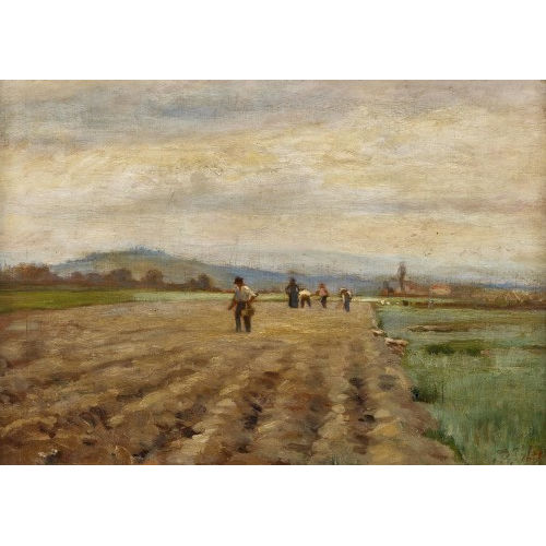 JEAN-DANIEL IHLY : Les semailles (DOBIASCHOFSKY AUKTIONEN AG)