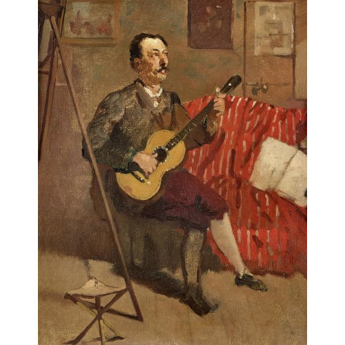 JEAN-DANIEL IHLY : Le guitariste (DOBIASCHOFSKY AUKTIONEN AG)